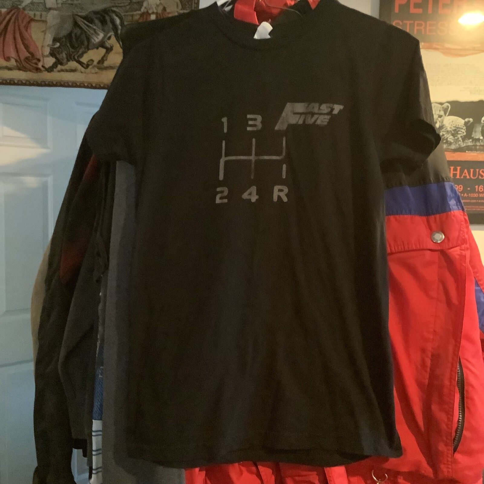 Vintage Fast Five Movie Promo Shirt Size S Fast  The Furious 2011 Black